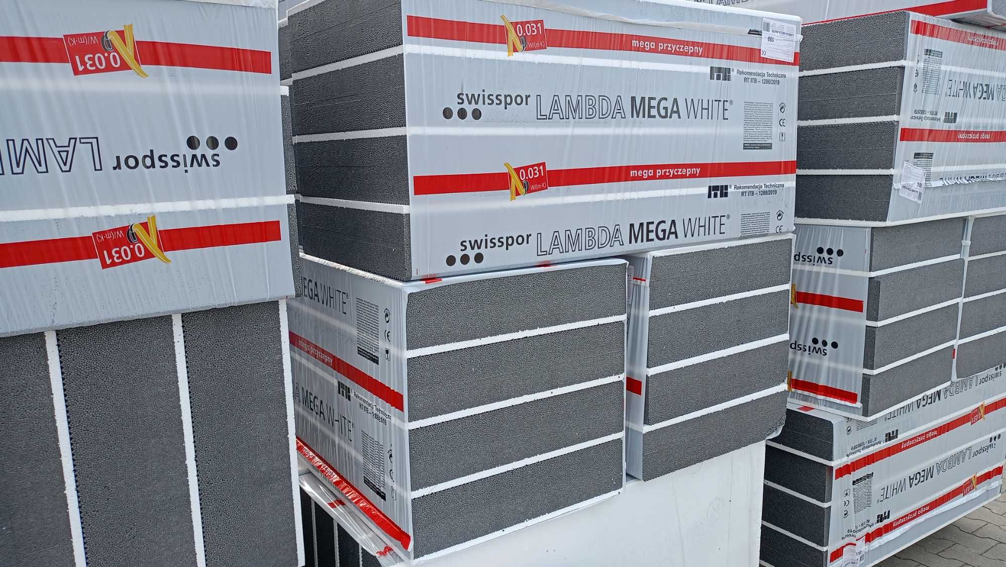 Styropian grafitowy Swisspor-LAMBDA MEGA WHITE 0,031 ocieplenia
