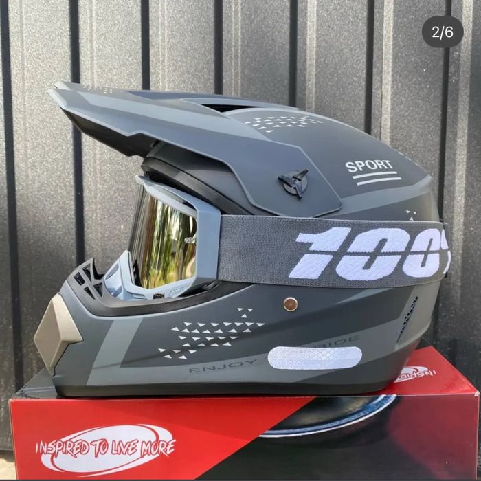 Шолом + окуляри 100%