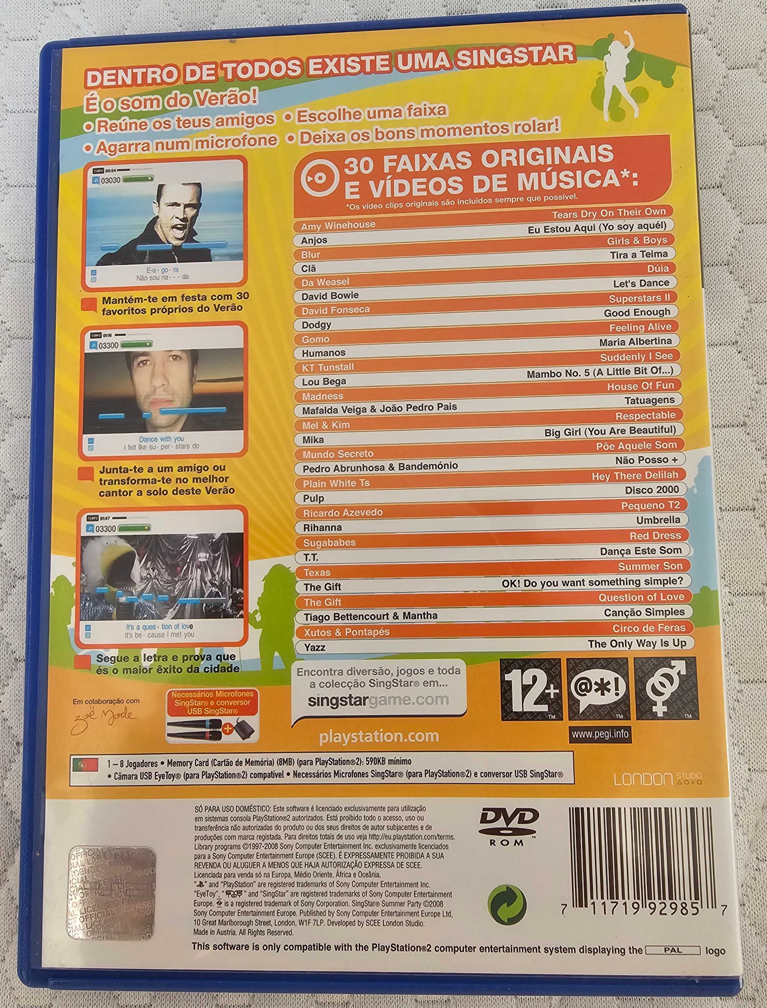 SingStar Summer Party para PS2