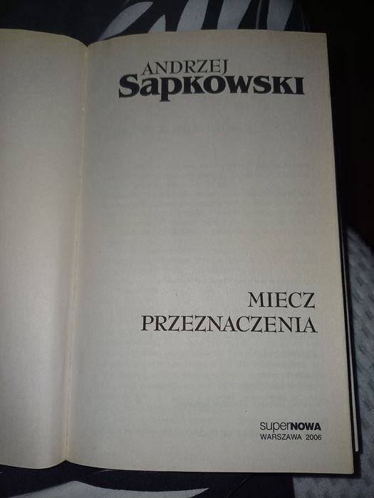 Wiedźmin Miecz Przeznaczenia Sapkowski