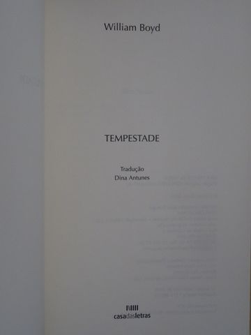 Tempestade de William Boyd