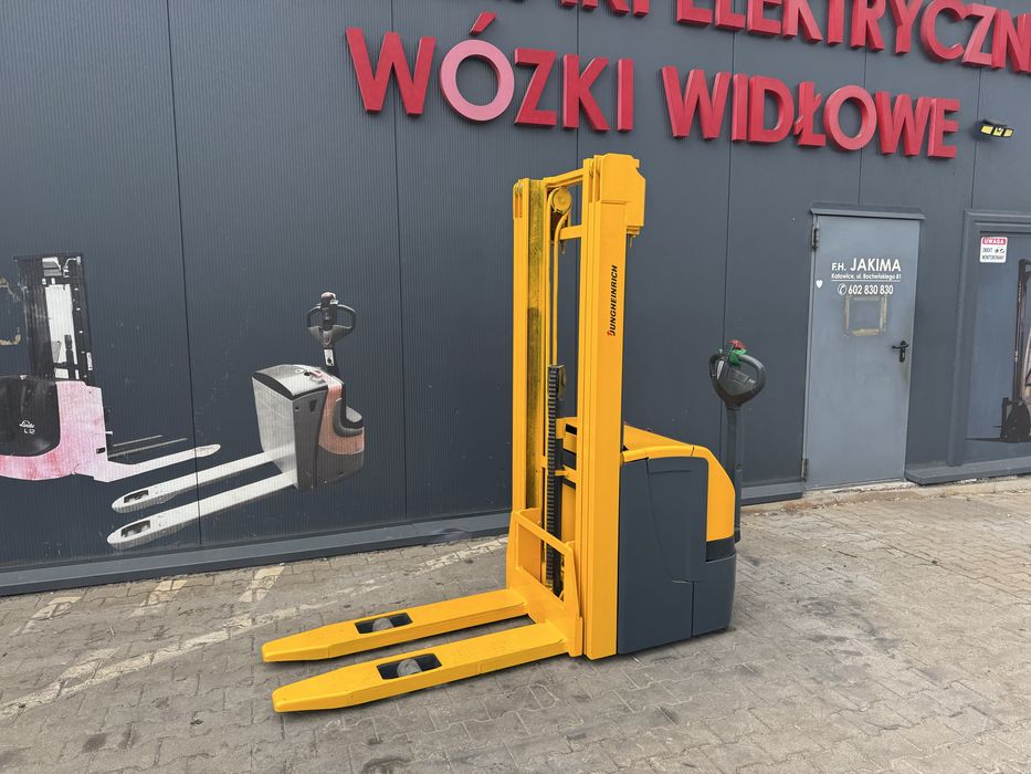 Paleciak elektryczny Jungheinrich Ejc 470 cm 1200 kg wózek sztaplarka