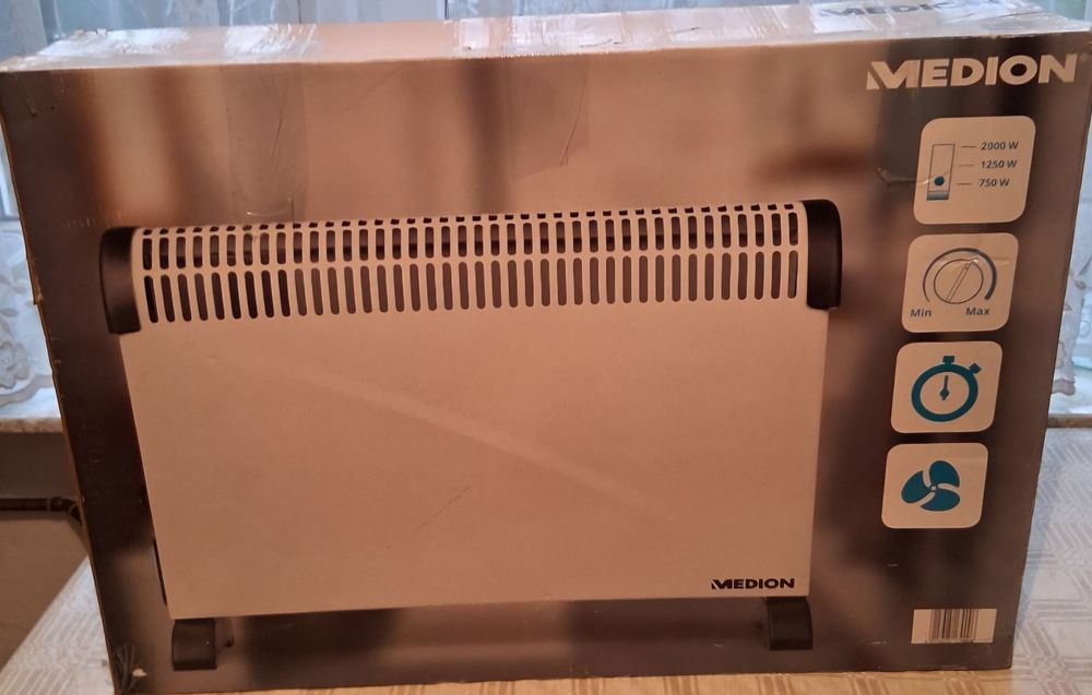 Grzejnik elektryczny 750 - 2000W.