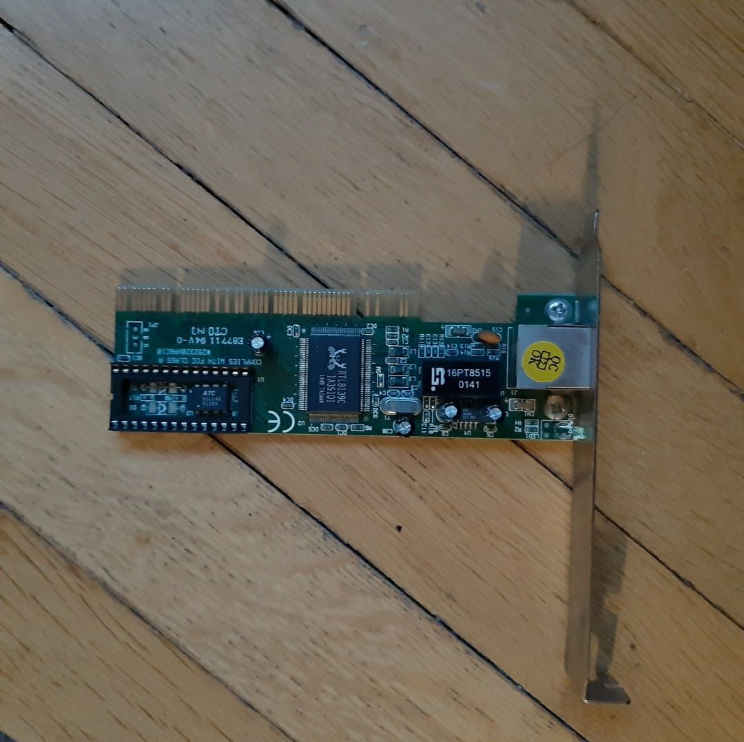 Karta sieciowa internet Ethernet EP-320X-R-1\6C RTL Realtec do kompute