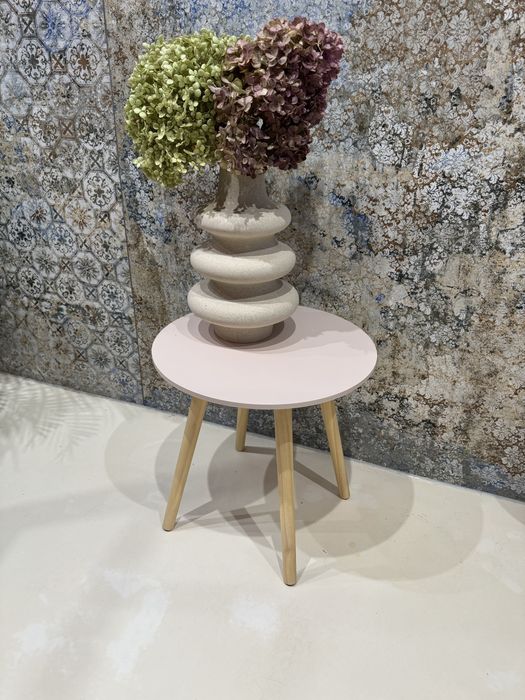 Stolik skandynawski róż nocny kawowy pepco zara home