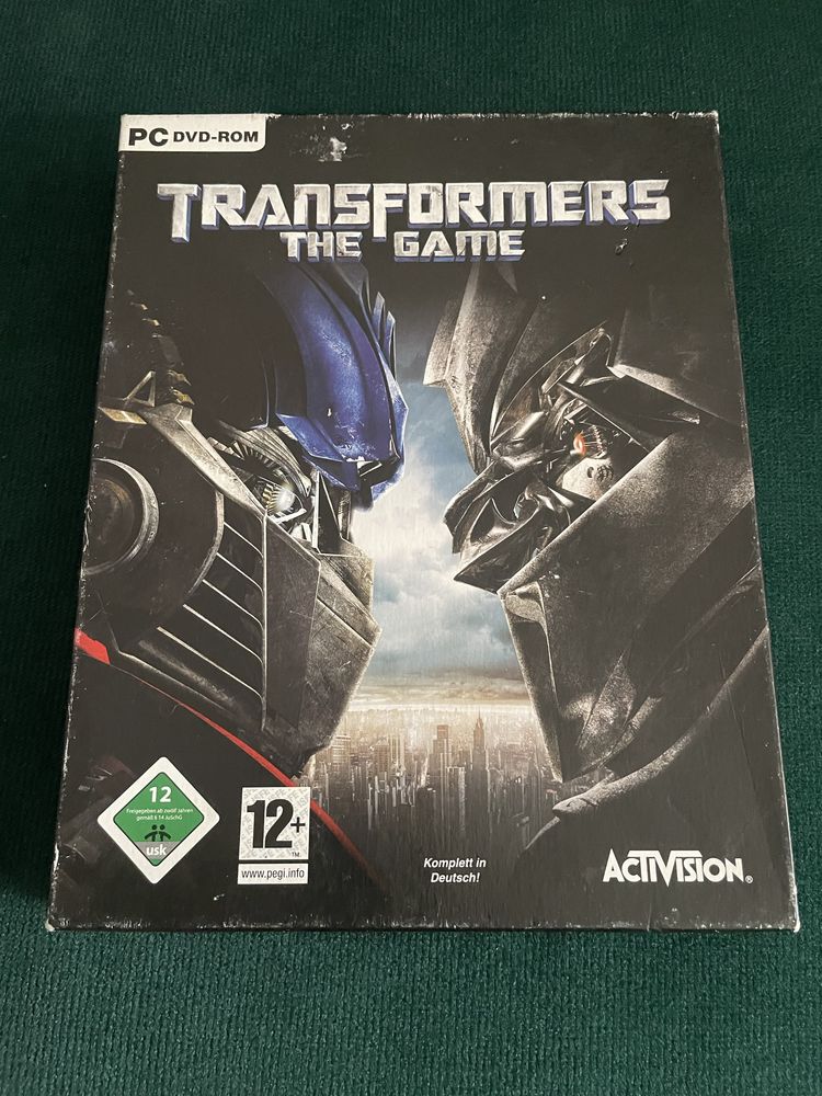 Gra PC BIG BOX - Transformers The Game DE unikat retro