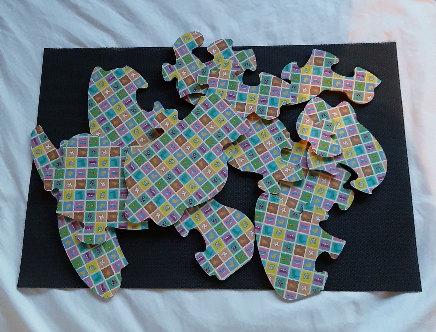 Duże puzzle z bajki Świnka Peppa bohaterowie kreskówka zwierzaki Trefl