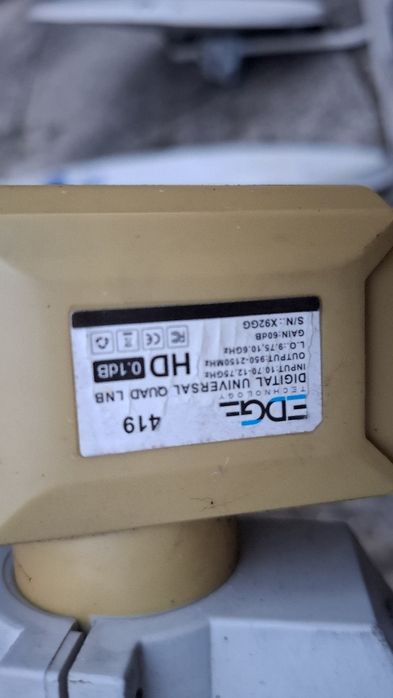 Conjunto de 3 parabolicas usadas