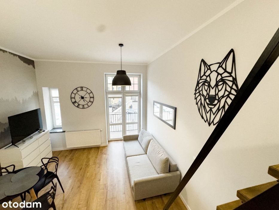 Apartament z antresolą, centrum Kłodzka +parking