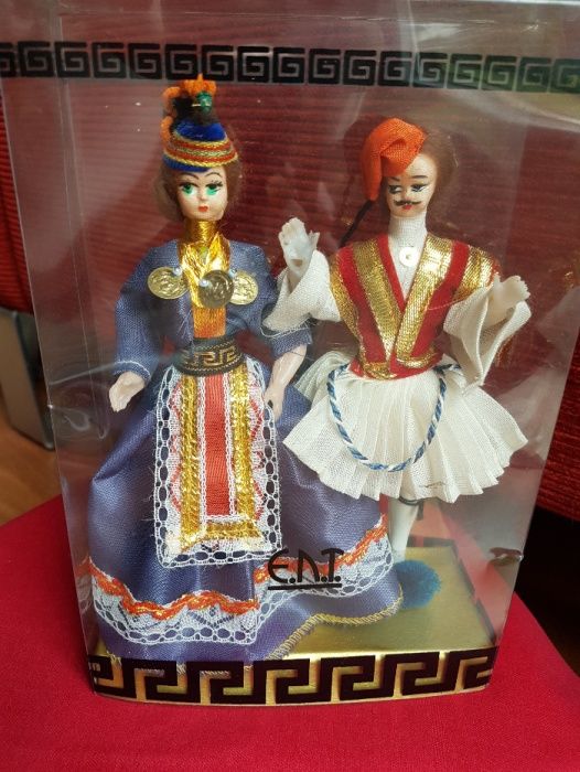 Lalki ludowe, w stroju ludowym stroje ludowe Grecja, greg greczynka