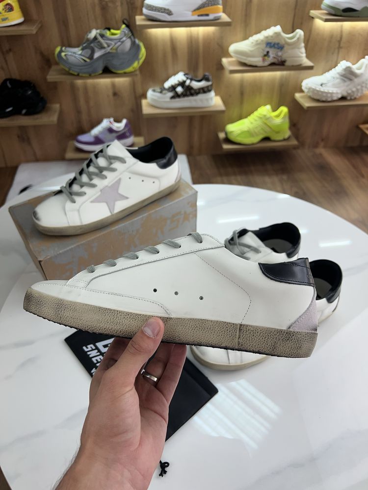 Кросівки Кеди GOLDEN GOOSE Super Star Logo White / Beige