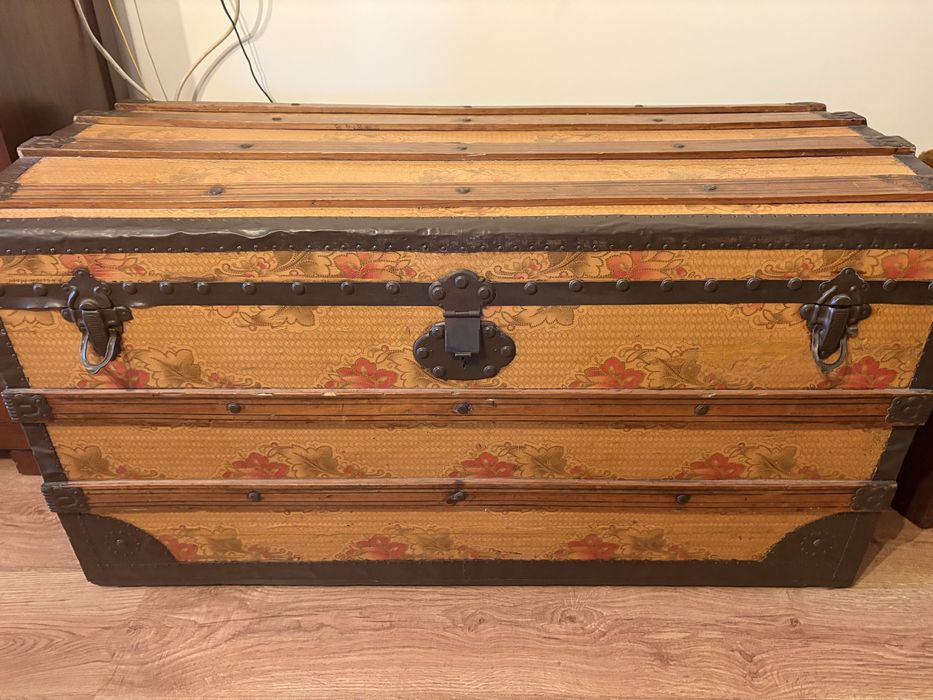 Baú vintage para arrumação
