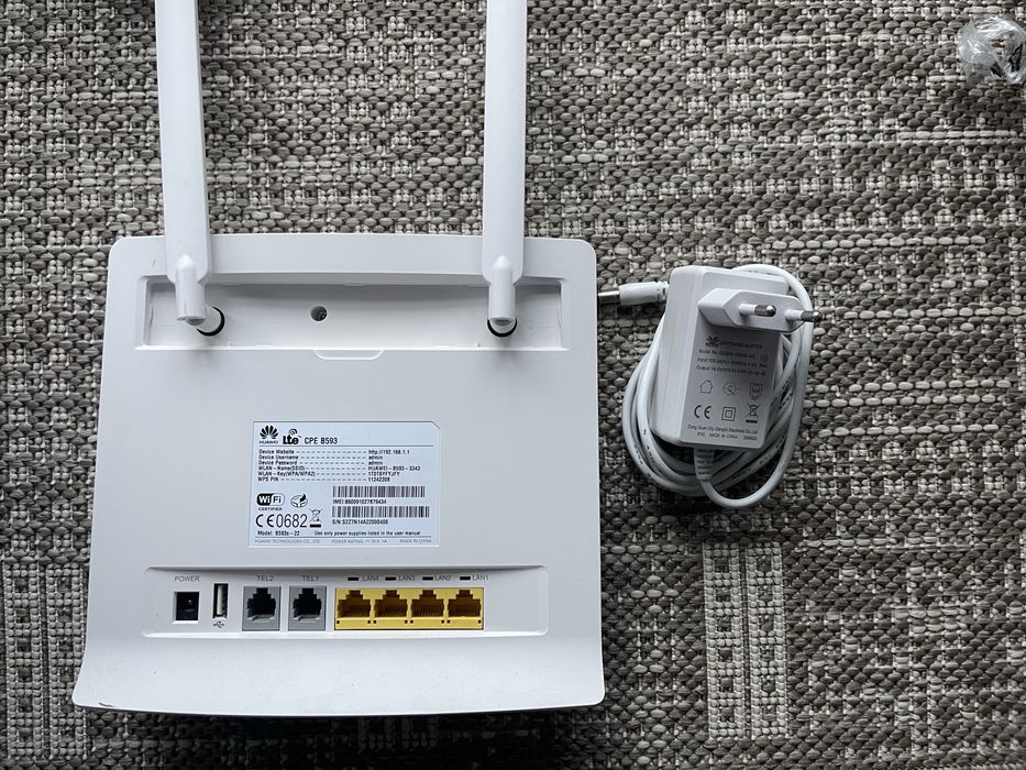 Роутер Huawei b593 робота від сім карти,модема,кабелю