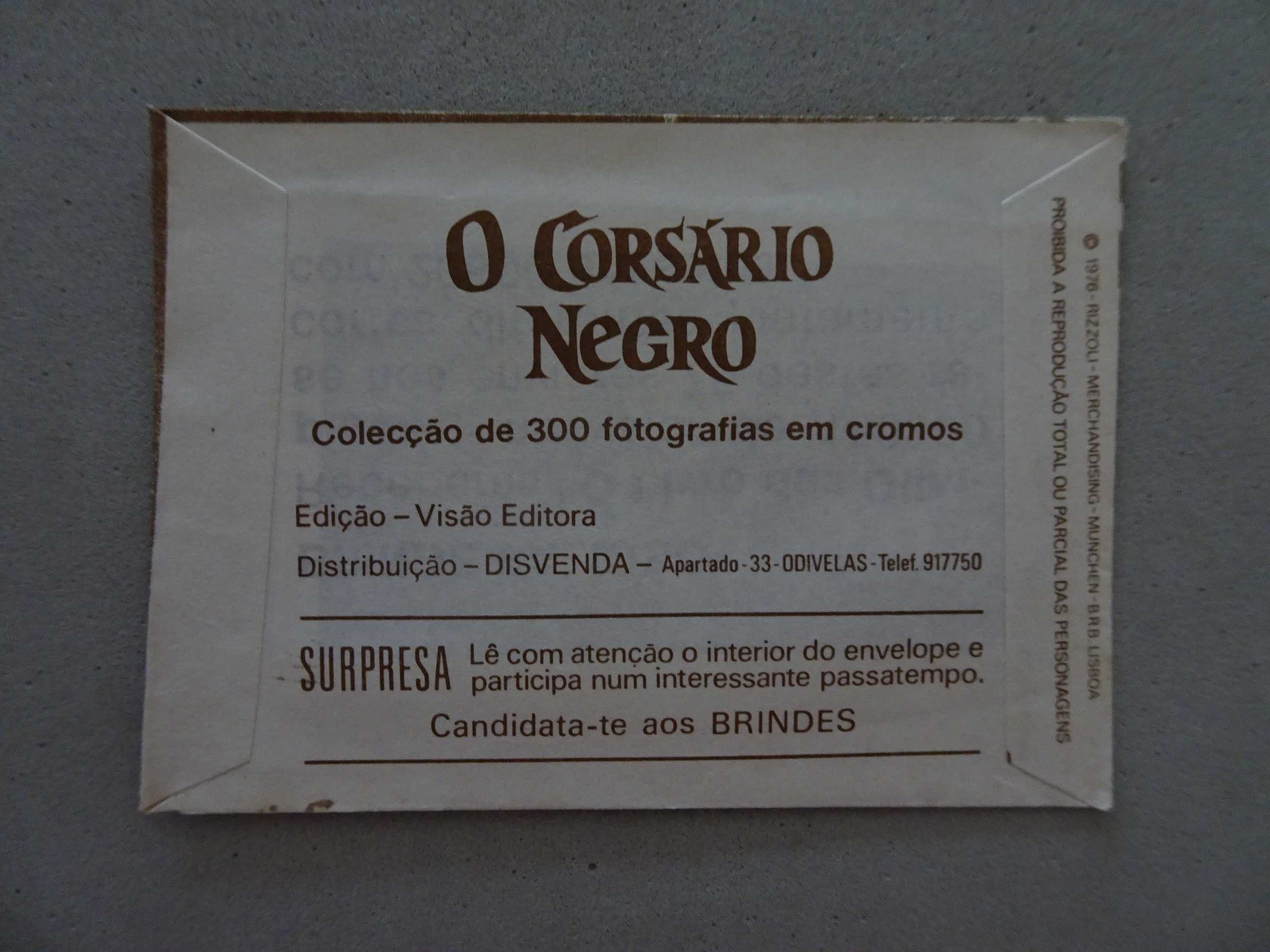 Carteira de cromos fechada O Corsário Negro