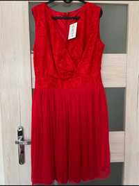 Sukienka czerwona 44