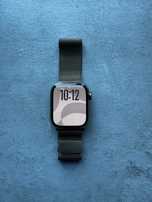 Apple watch seria 8 zloty 41mm ze stali nierdzewnej