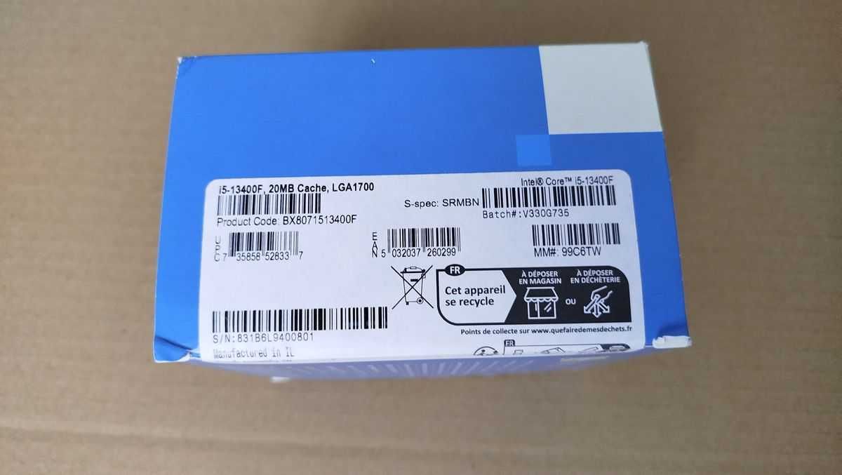 Intel Core i5-13400F box