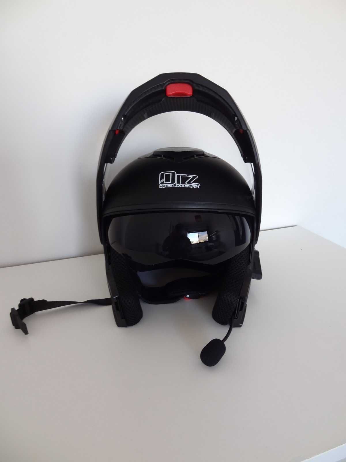 Capacete de Moto Novo, Bluetooth integrado, Moto helmet with bluetooth