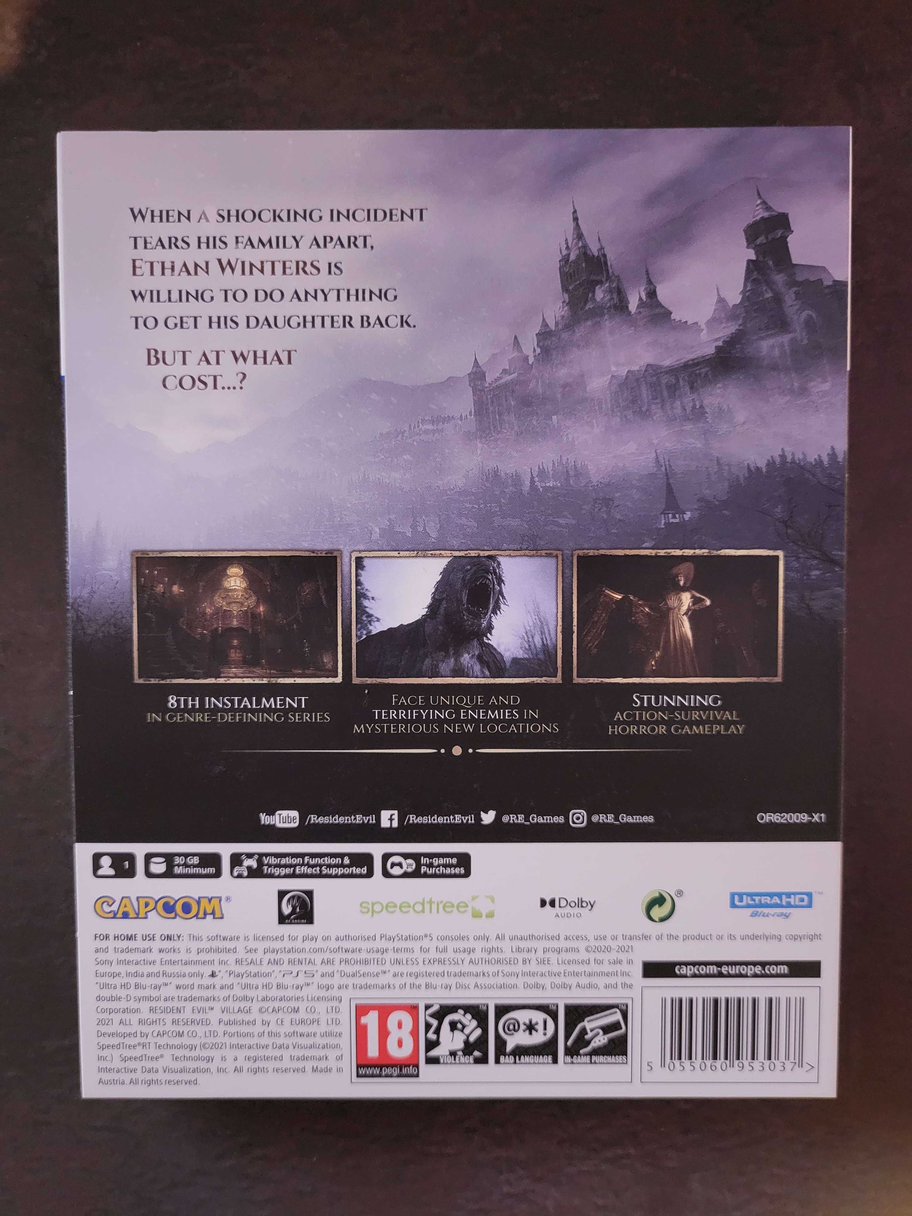 Resident Evil 8 Village Steelbook PlayStation 5