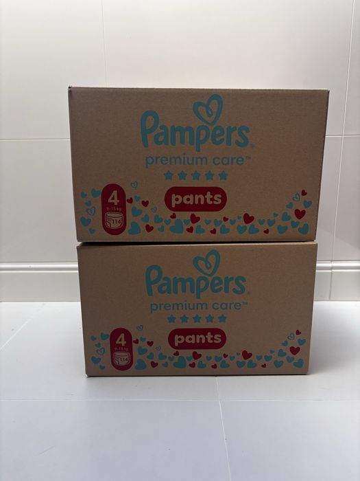 Pampers premium care pieluchomajtki rozmiar 4 9-15kg, 114 sztuk