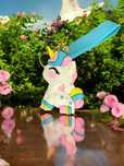 Niebiesko-różowy breloczek My Little Pony