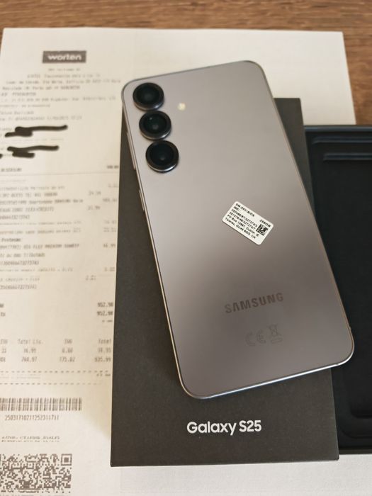 Samsung S25 5G 12GB/256GB Cinzento Seminovo C/Garantia Aceito Retomas