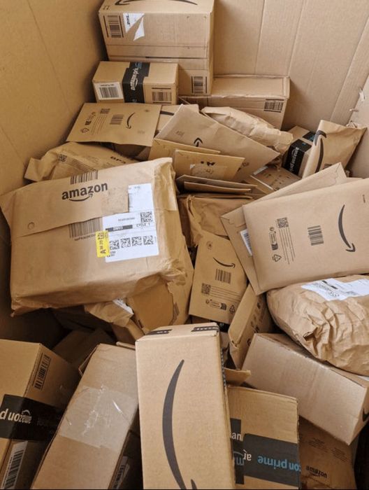 Mystery box 3x paczki Amazon DHL Zalando Allegro -Zwroty, hity, okazje