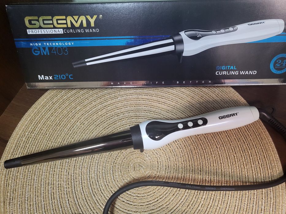 Професійна конусна плойка для локонів Gemei GM-403