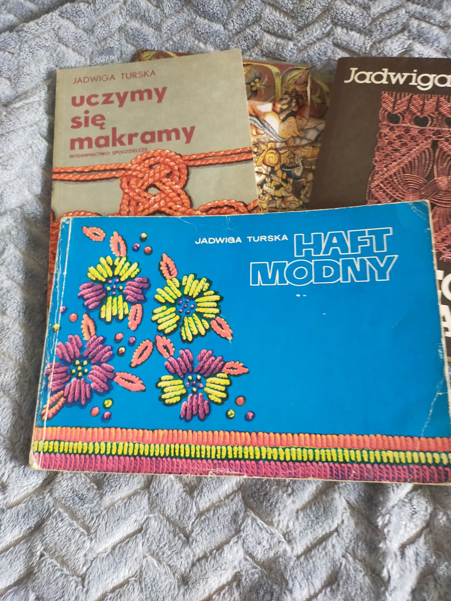 Uczymy się makramy, Ściegi makramy, haft modny Jadwiga Turska Vintage