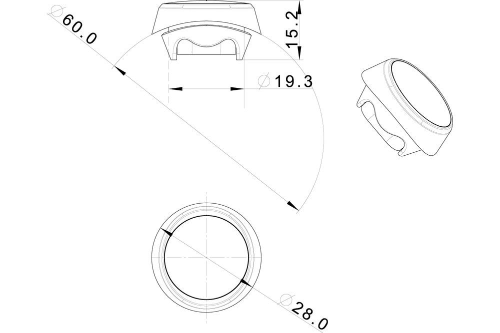 Lampa obrysowa FRISTOM FT-074Z LED uniwersalna