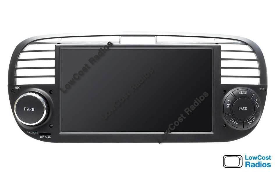 (NOVO) Rádio 2DIN • FIAT 500 (Desde 2007 a 2015) • ABARTH • Android