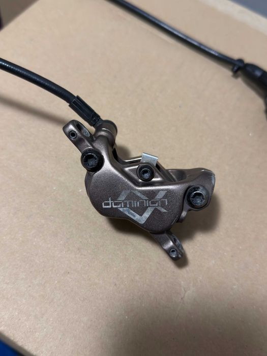 Hamulce hydrauliczne Hayes Dominion A4 komplet, przód i tył