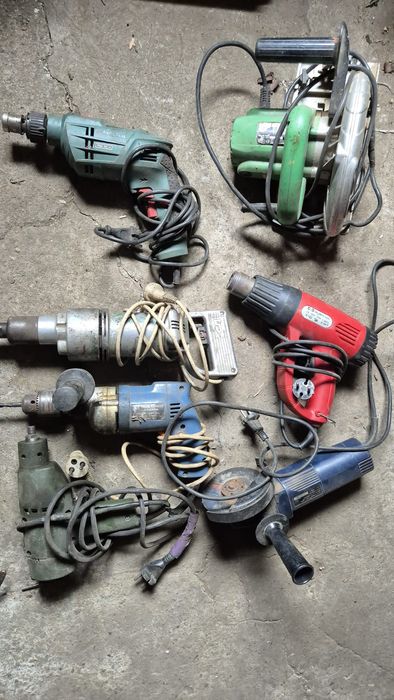 Narzędzia, elektronarzędzia, warsztat, klucze, ele