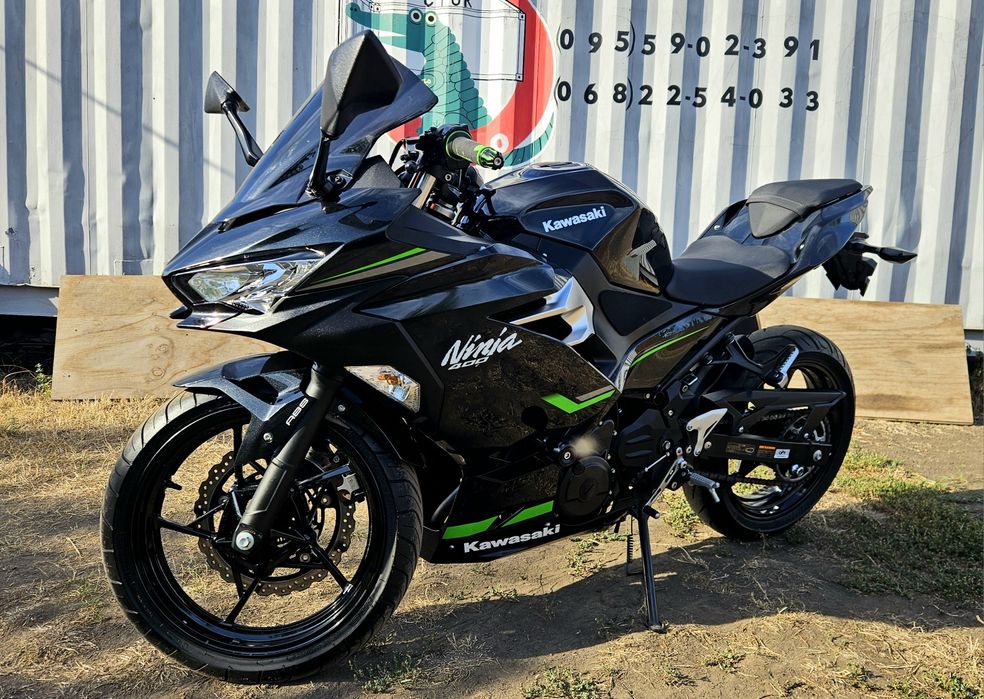 Kawasaki Ninja 400 з Японії без пробігу по Україні мотоцикл кавасакі