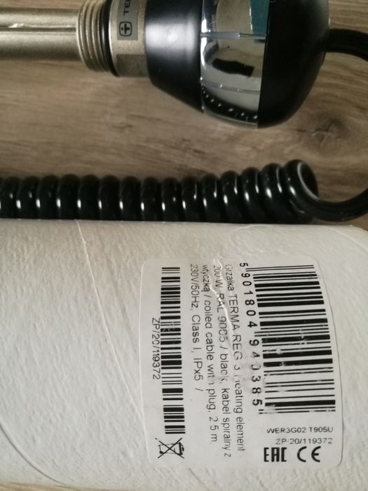 NOWA grzałka elektryczna TERMA Reg3 200W