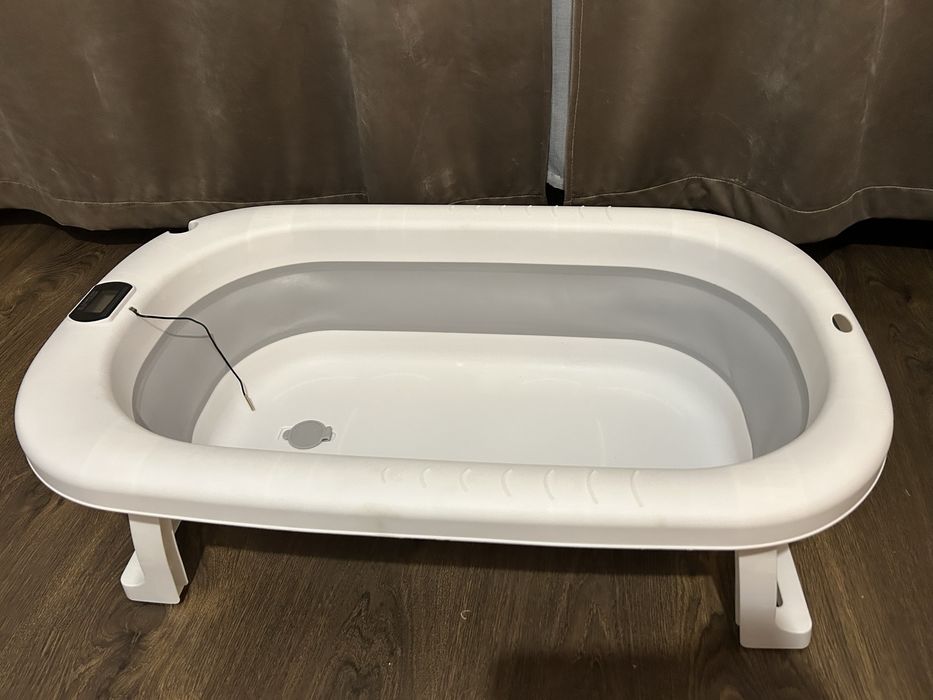 Складна дитяча ванночка з термометром