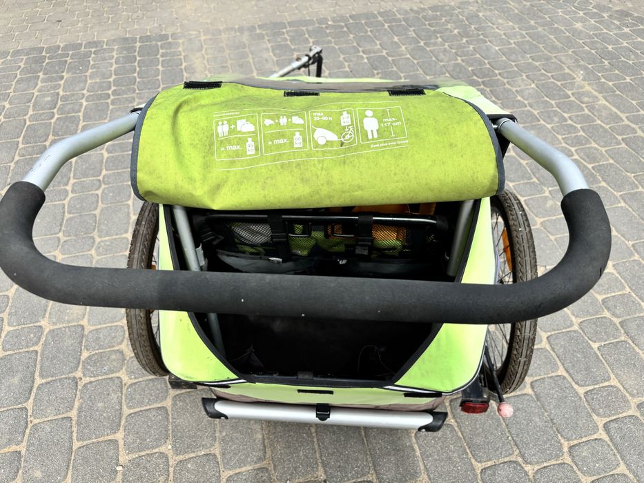 Dwuosobowa przyczepka rowerowa CROOZER