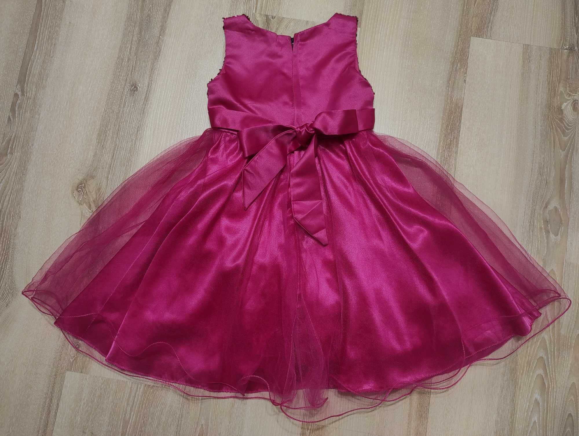 Праздничное пышное шикарное платье, нарядное платье на 5-7 лет