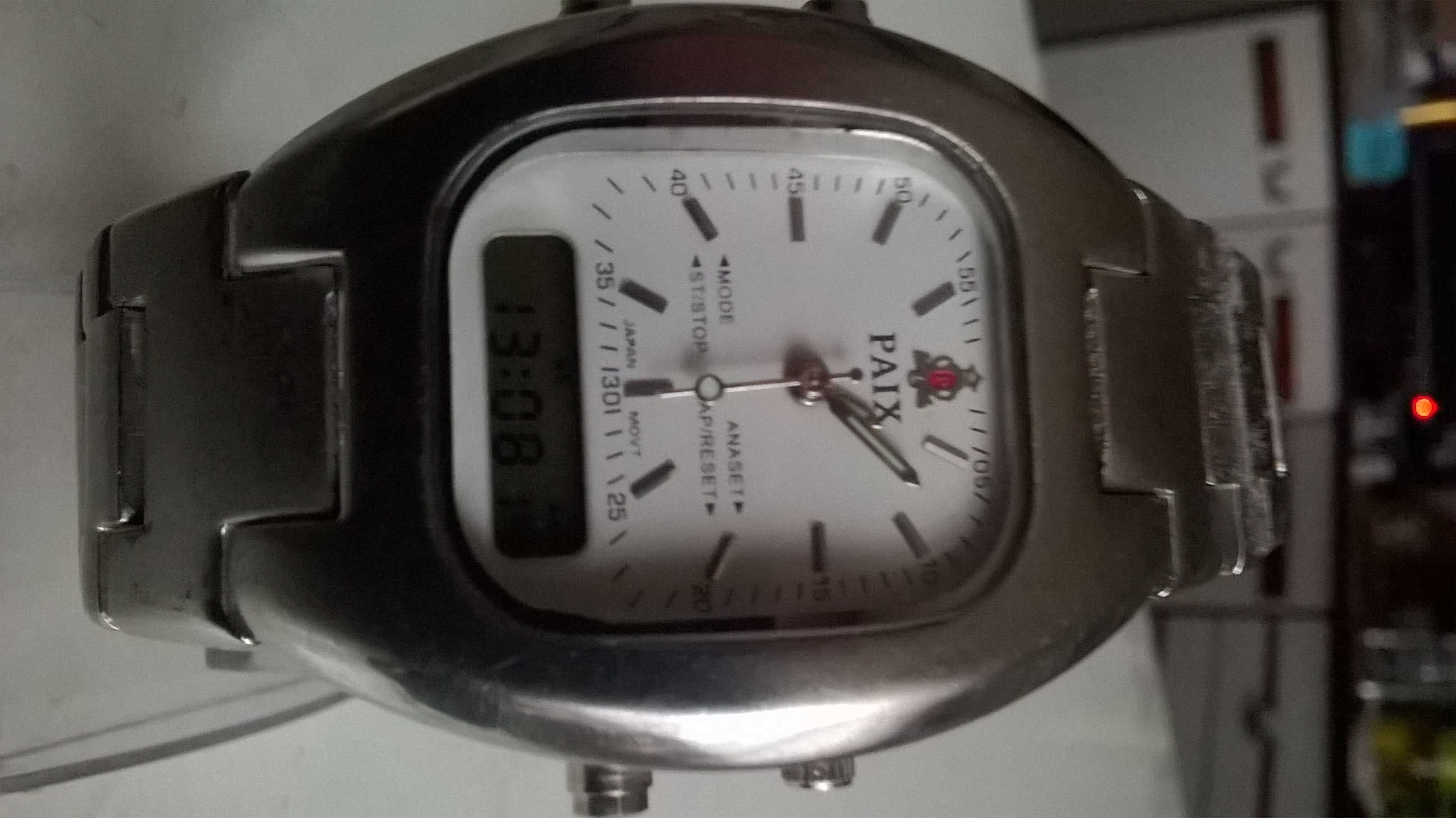 zegarek męski 2 w 1-nym; kwarcowy; PAIX z bransoletką