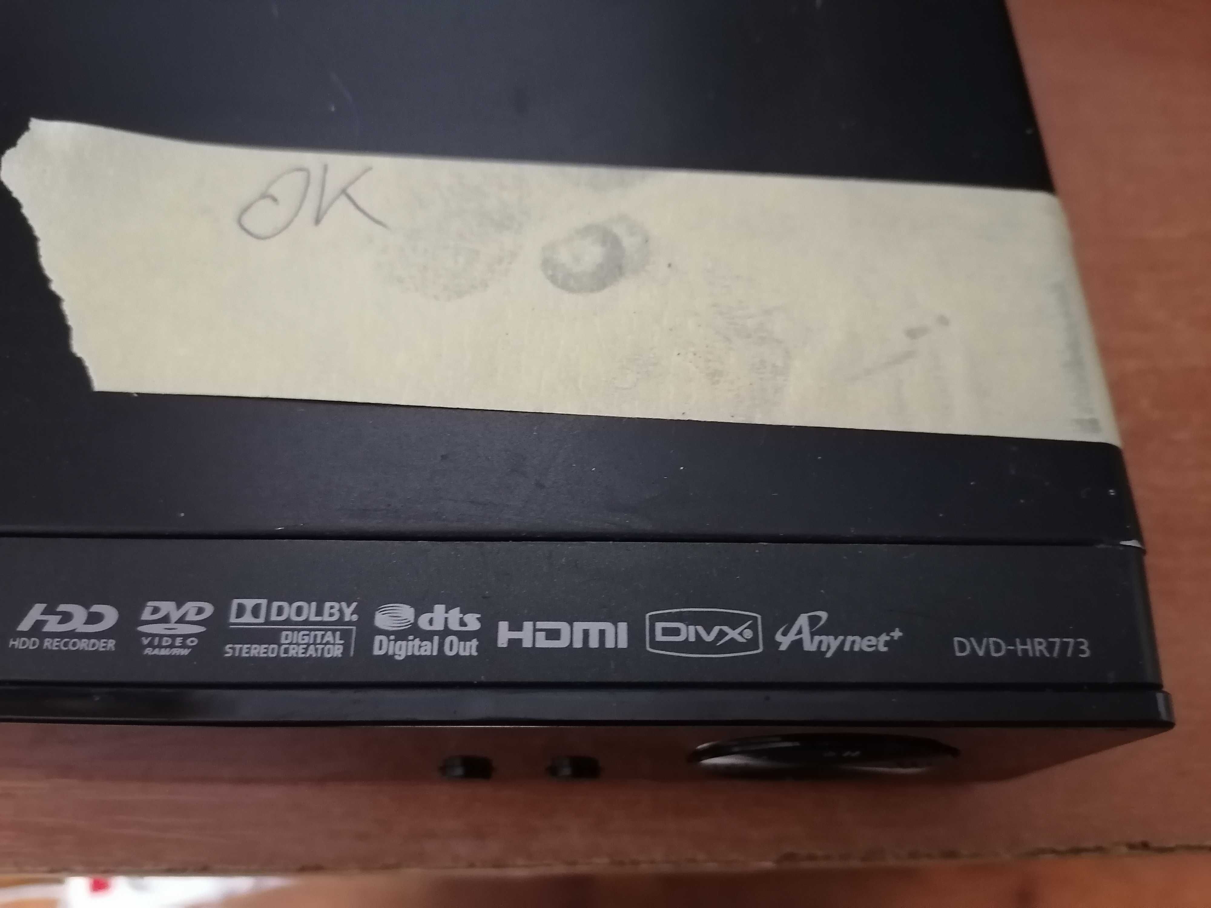 Nagrywarka Samsung DVD-HR773 HDMI HDD160GB pilot