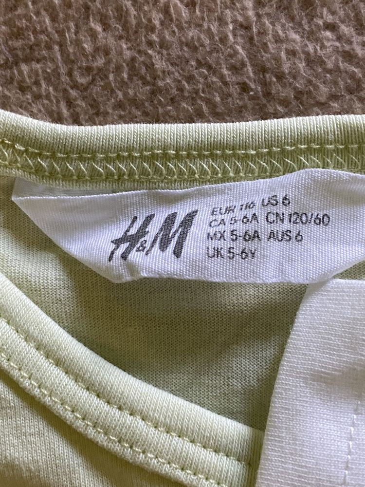 Шорты футболка  H&M 116 5-6лет