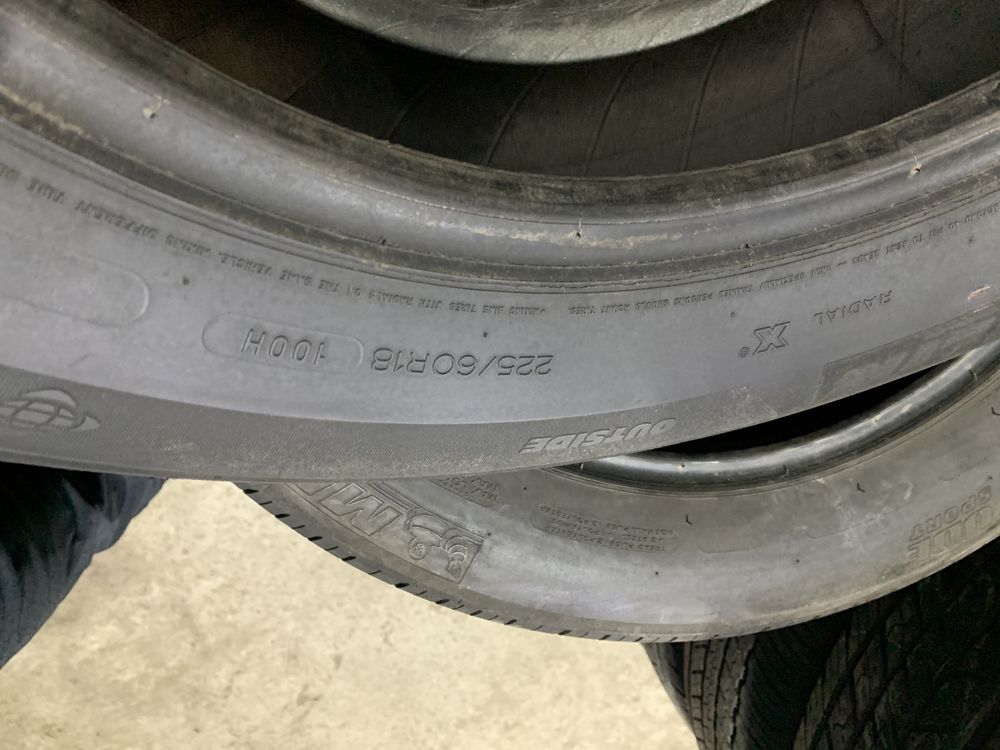 шины б/у лето 225/60r18 Michelin latitude Sport