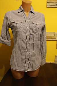 Koszula w kratkę, kratę, bluzka koszulowa, M, 38, Niren