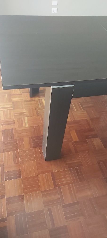 Mesa extensivel melamina cor wenge