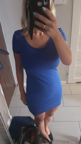 Sukienka niebieska damska