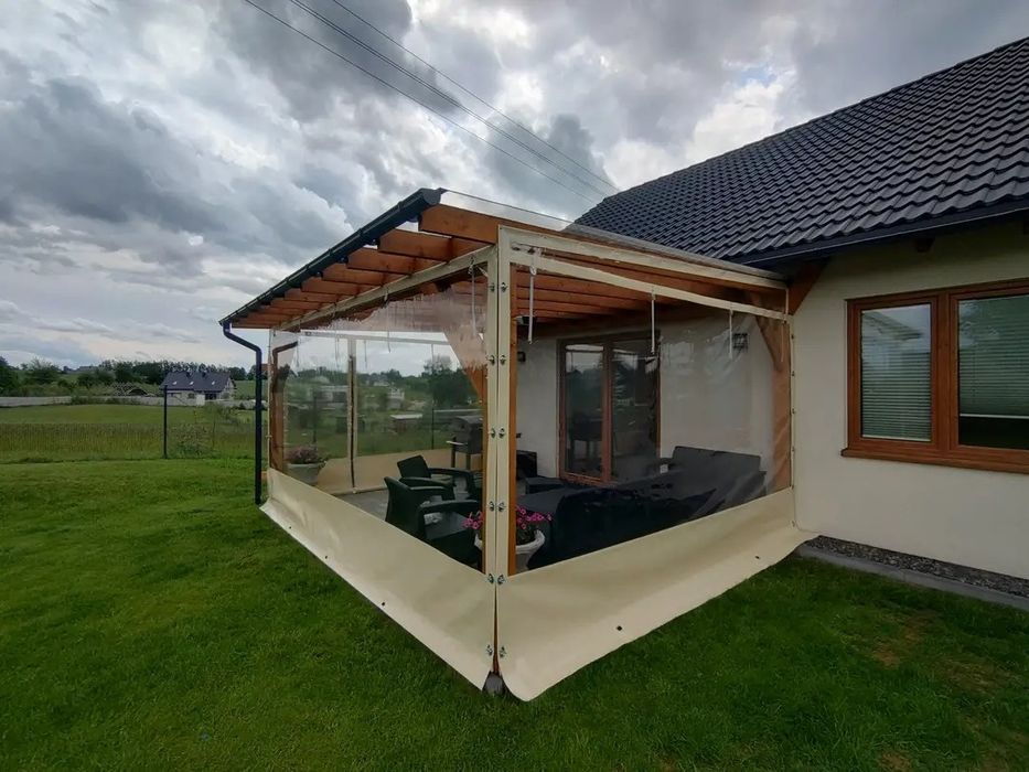 Całoroczna osłona tarasu, altany - POMIAR GRATIS