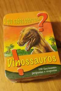 Jogo "O que sabes sobre Dinossauros NOVO ?"