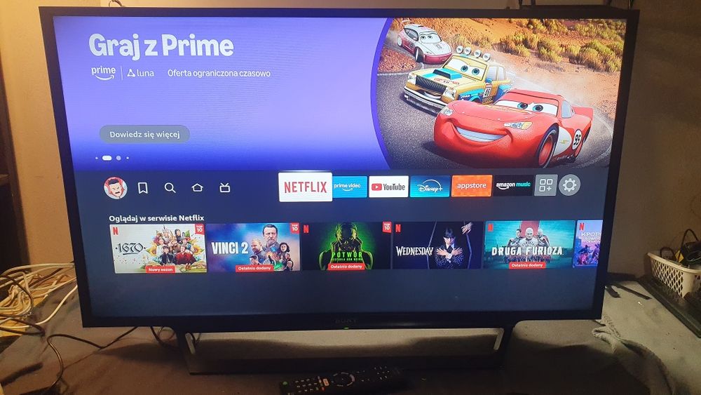 Telewizor LED Sony 40"+Amazon FireTv Stick, SmartTv, Wi-Fi.