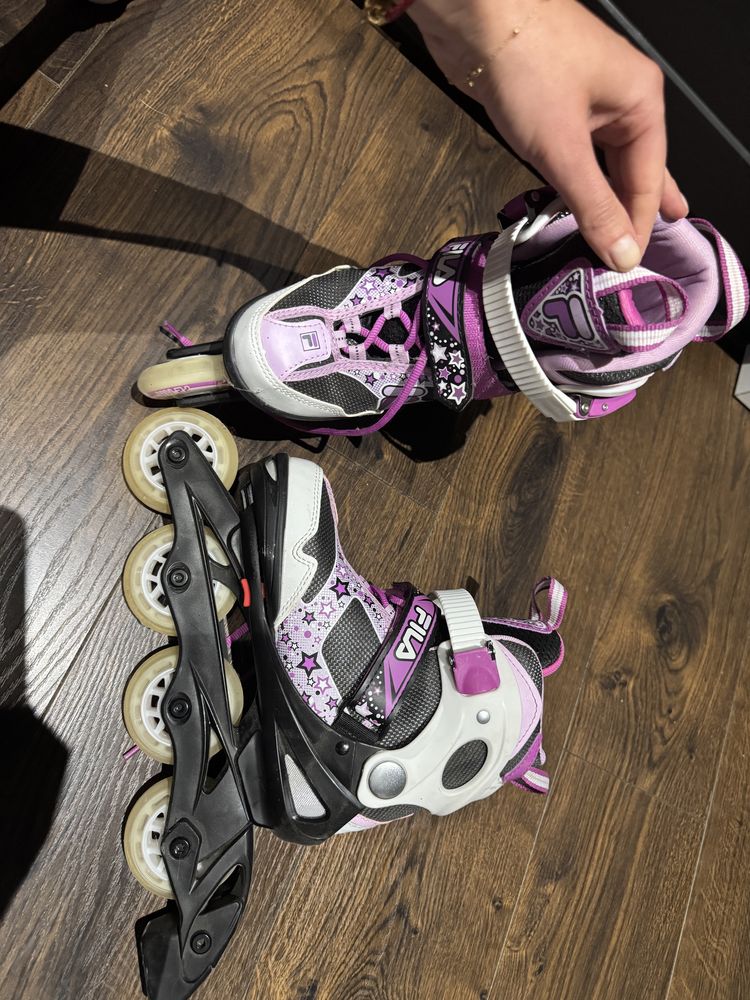 Rolki dla dziewczynki fila 32-36 skatws j-one
