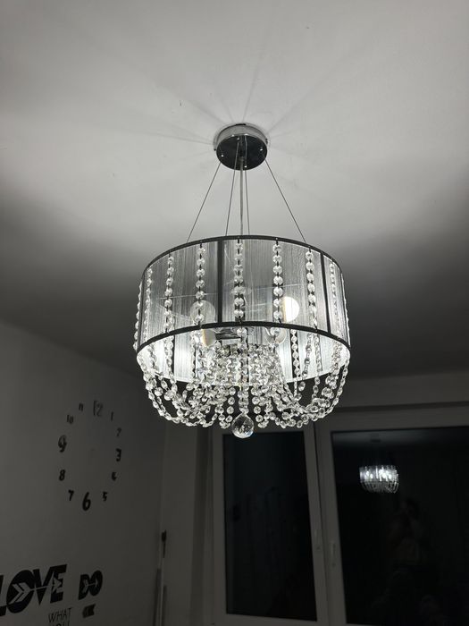 Żyrandol lampa sufitowa glamour